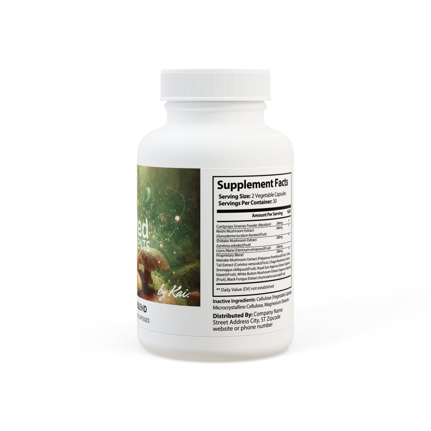 Mushroom Blend Supplement (60 Capsules)